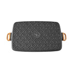 Double griddle in charcoal speckle view 5