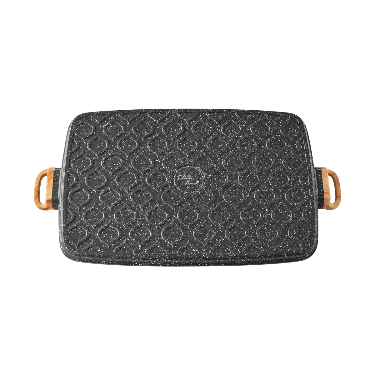 Double griddle in charcoal speckle view 5