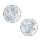 Appetizer plate set in blue view 3