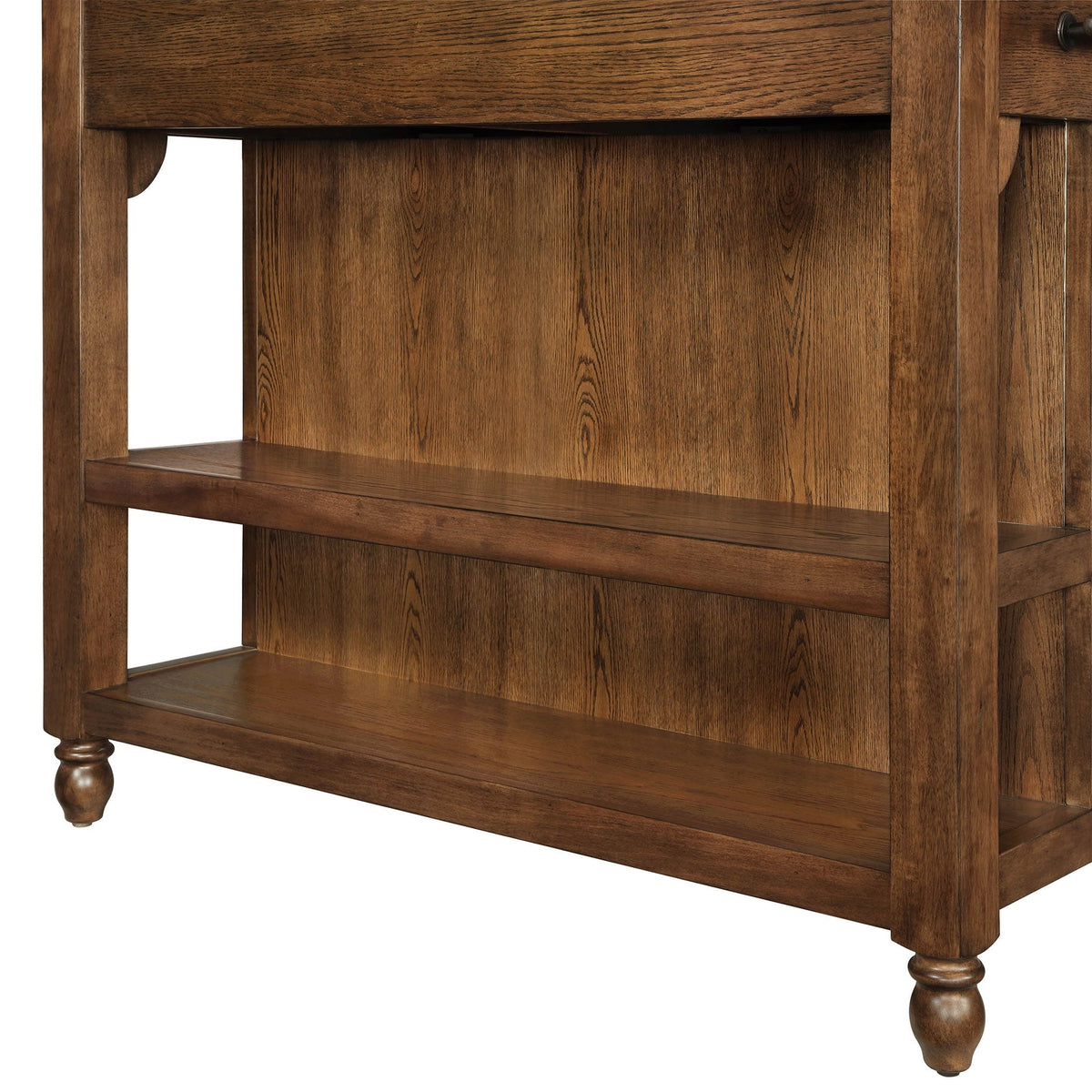 Kitchen island in homestead brown view 9