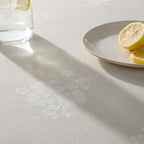 Tablecloth in light taupe view 6