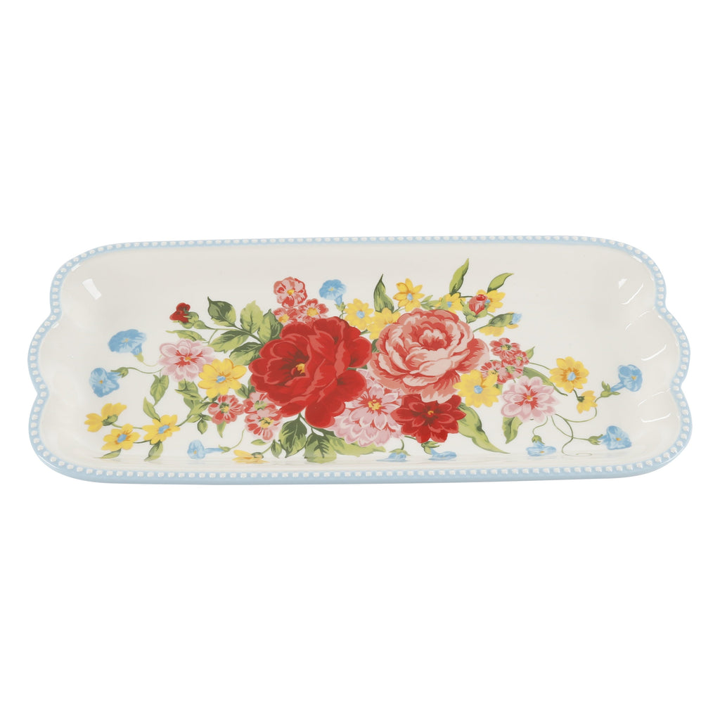 Serving platter set view 4