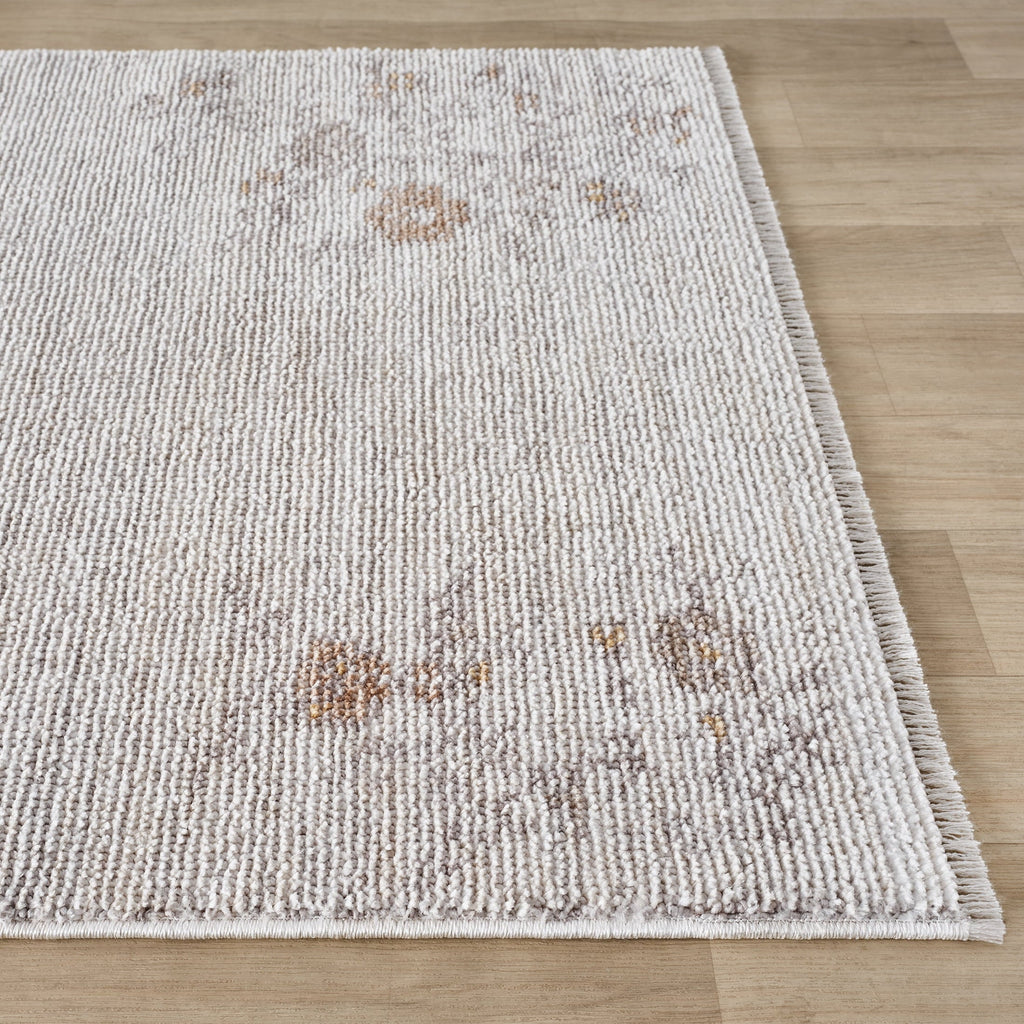 Accent rug in gray view 2