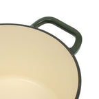Dutch oven in dark green view 16