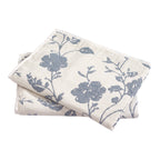 Pillow sham set in blue dust view 5