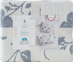 Pillow sham set in blue dust view 7