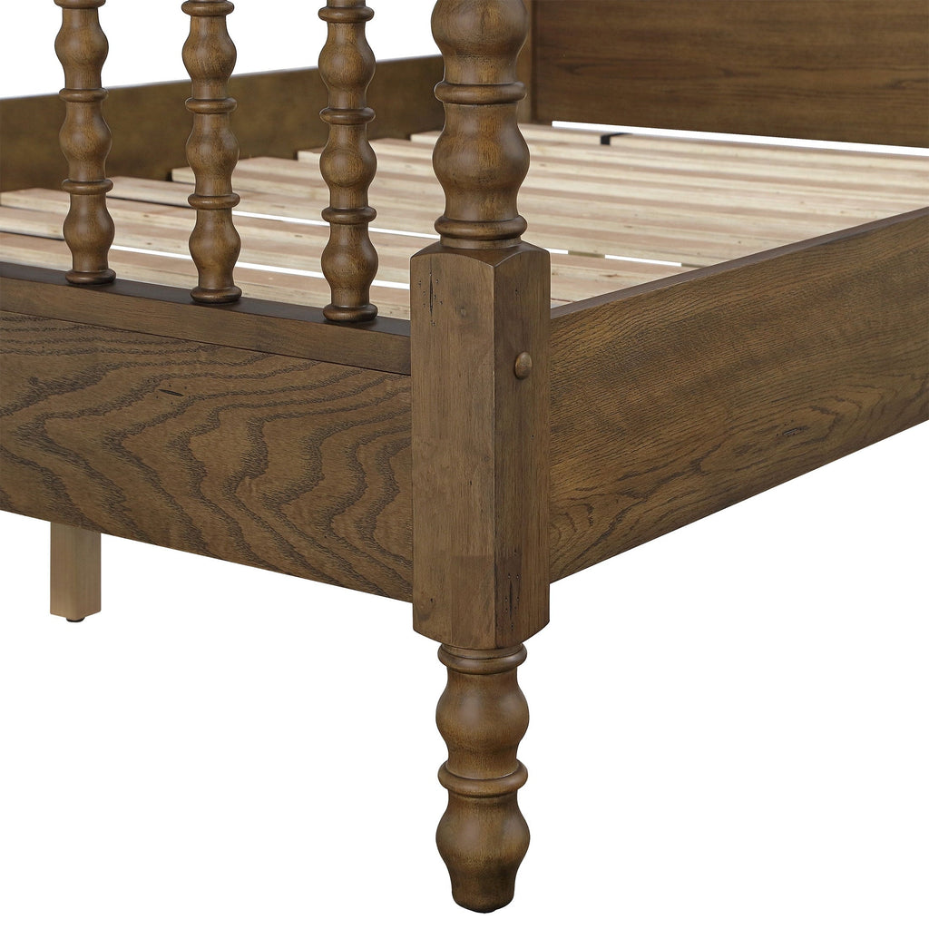 Spindle bed in homestead brown view 7