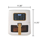 Air fryer in linen speckle view 3