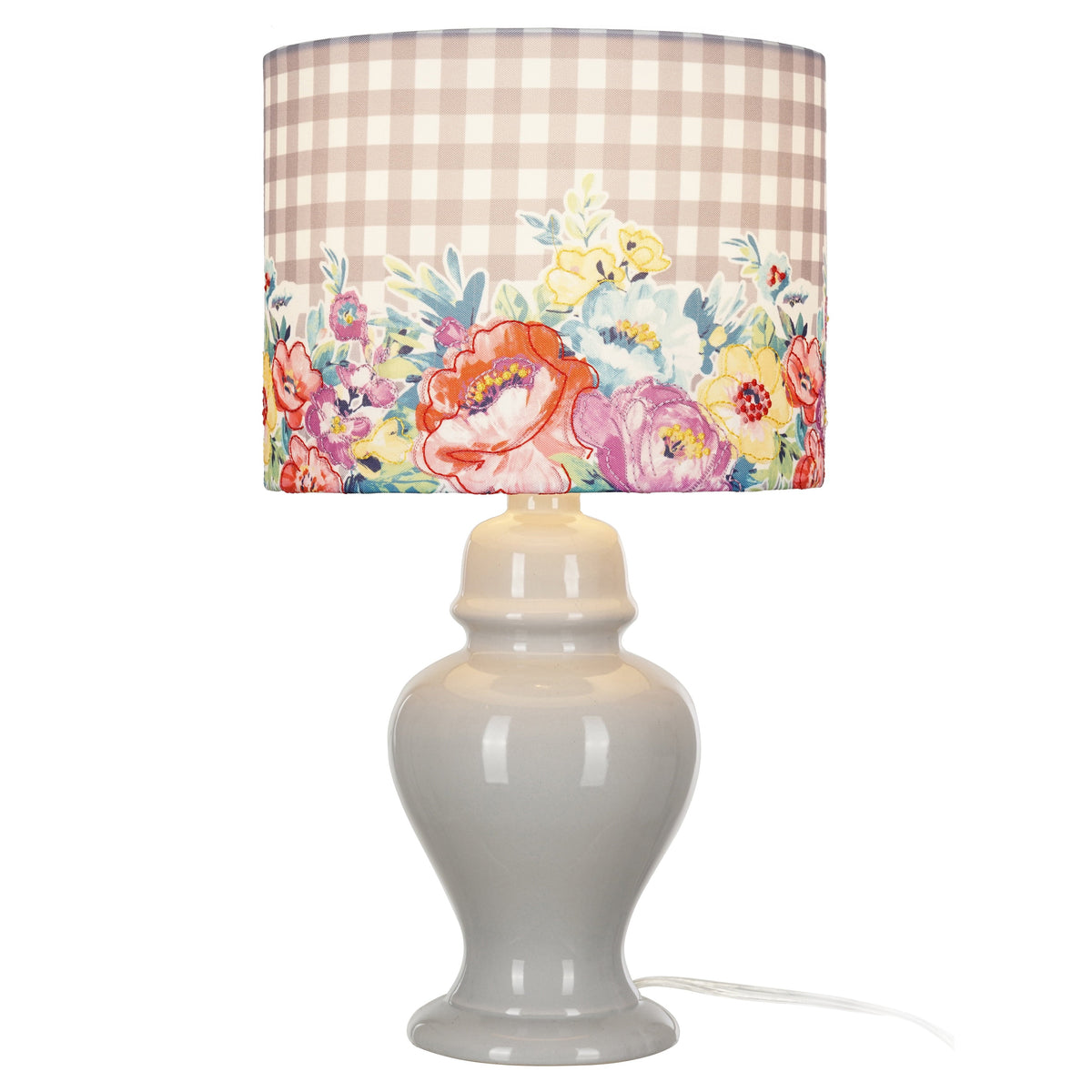 Table lamp in gray view 3