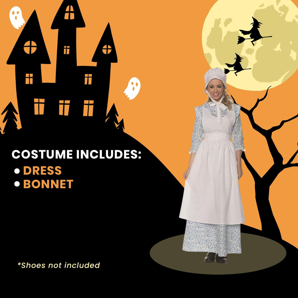 Womens prairie costume view 4