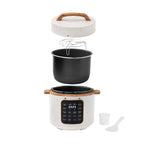 Pressure cooker in linen speckle view 8
