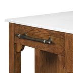 Kitchen island in homestead brown view 13