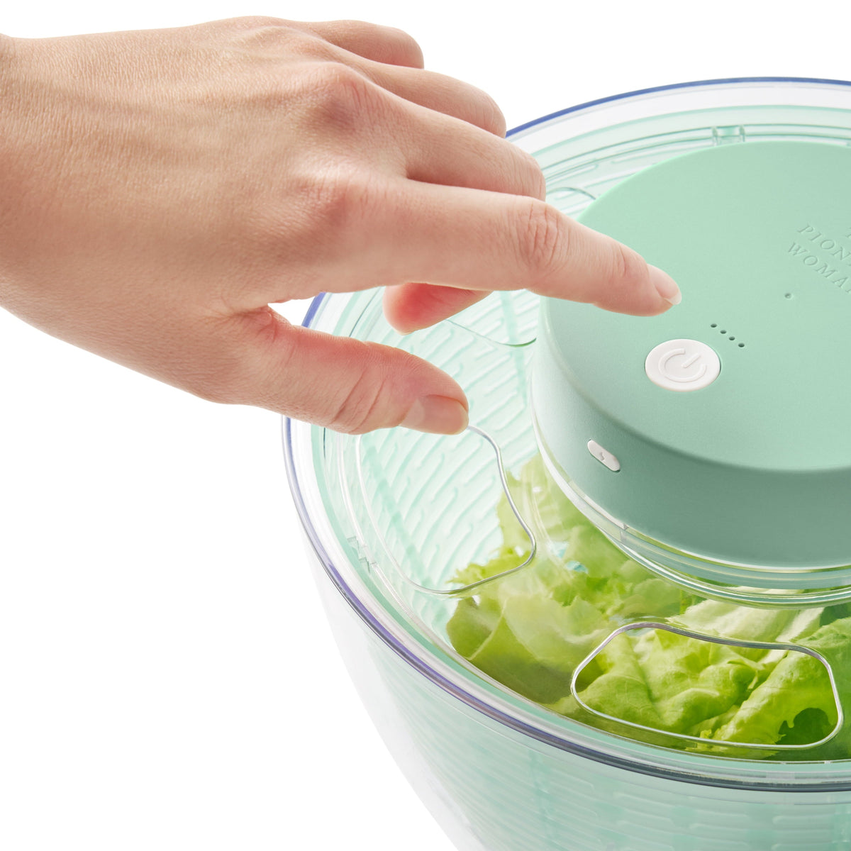 Electric salad spinner view 3