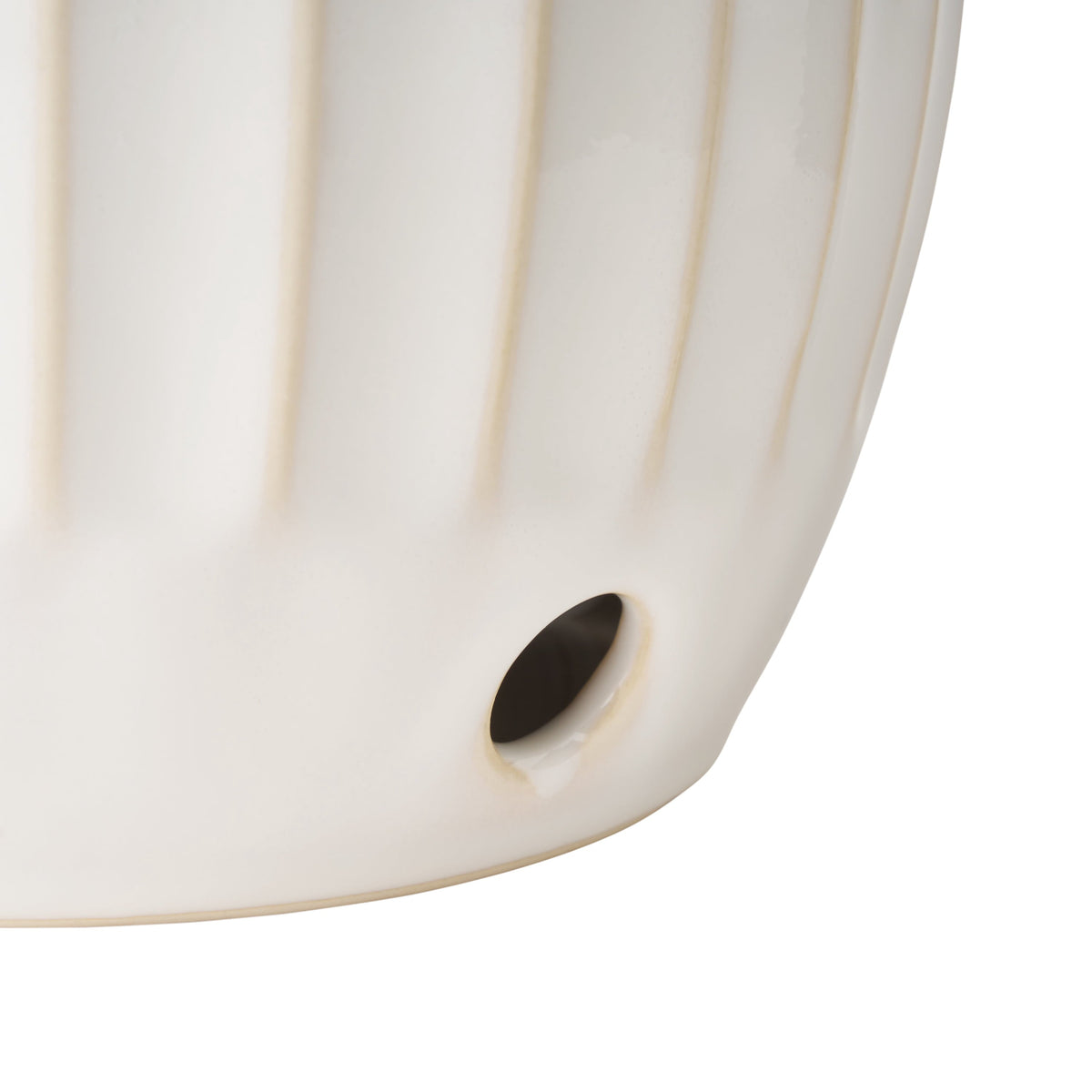 Onion keeper in white view 4