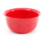Dinnerware set in red view 6