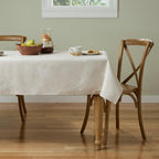 Tablecloth in light taupe view 4
