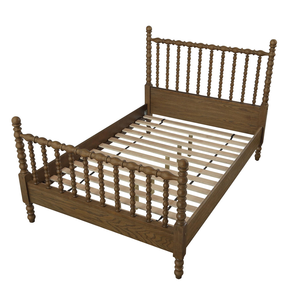 Spindle bed in homestead brown view 5