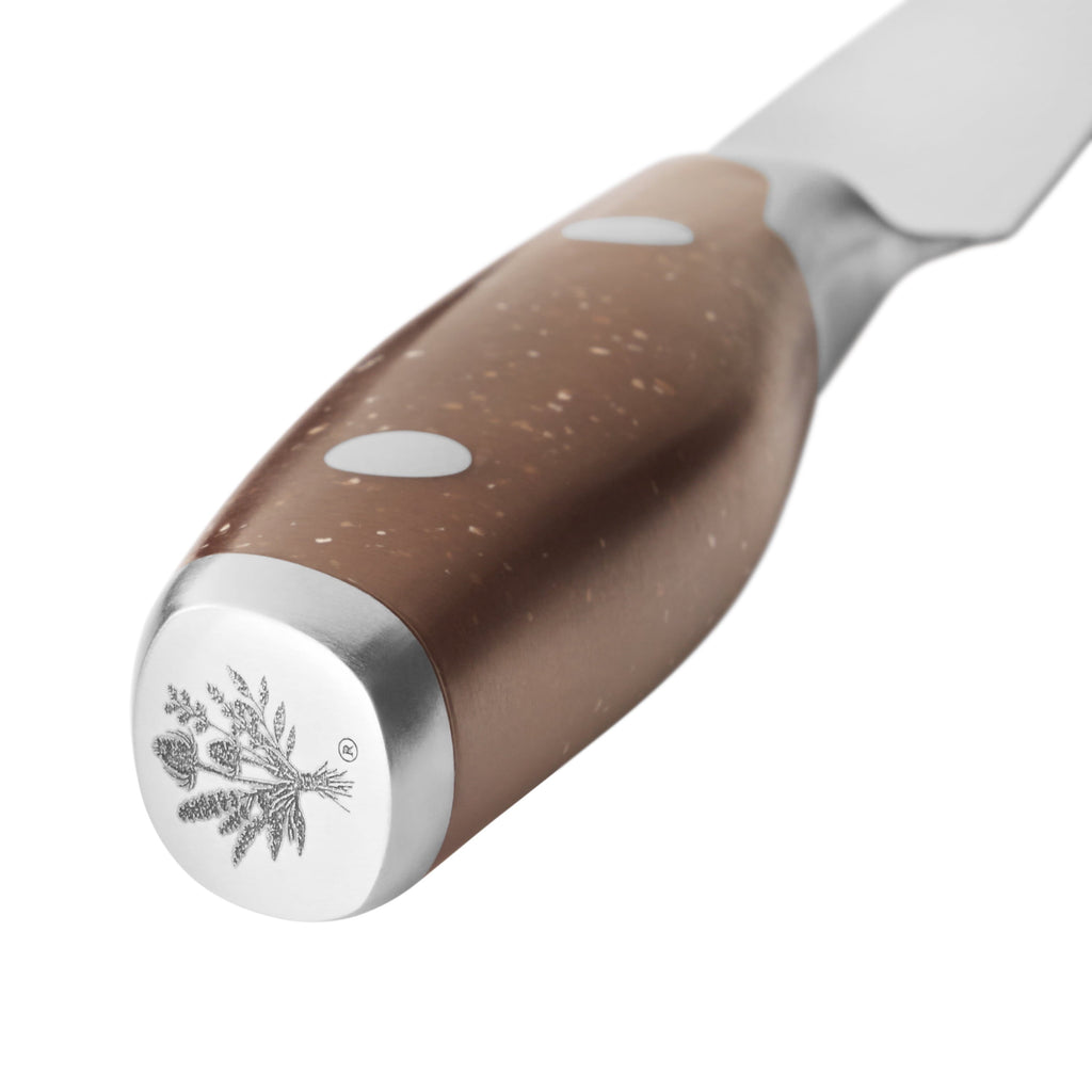 Knife set in brown speckle view 3