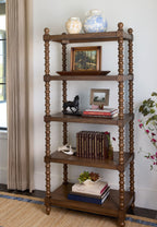 Decorative tray in rustic brown view 6