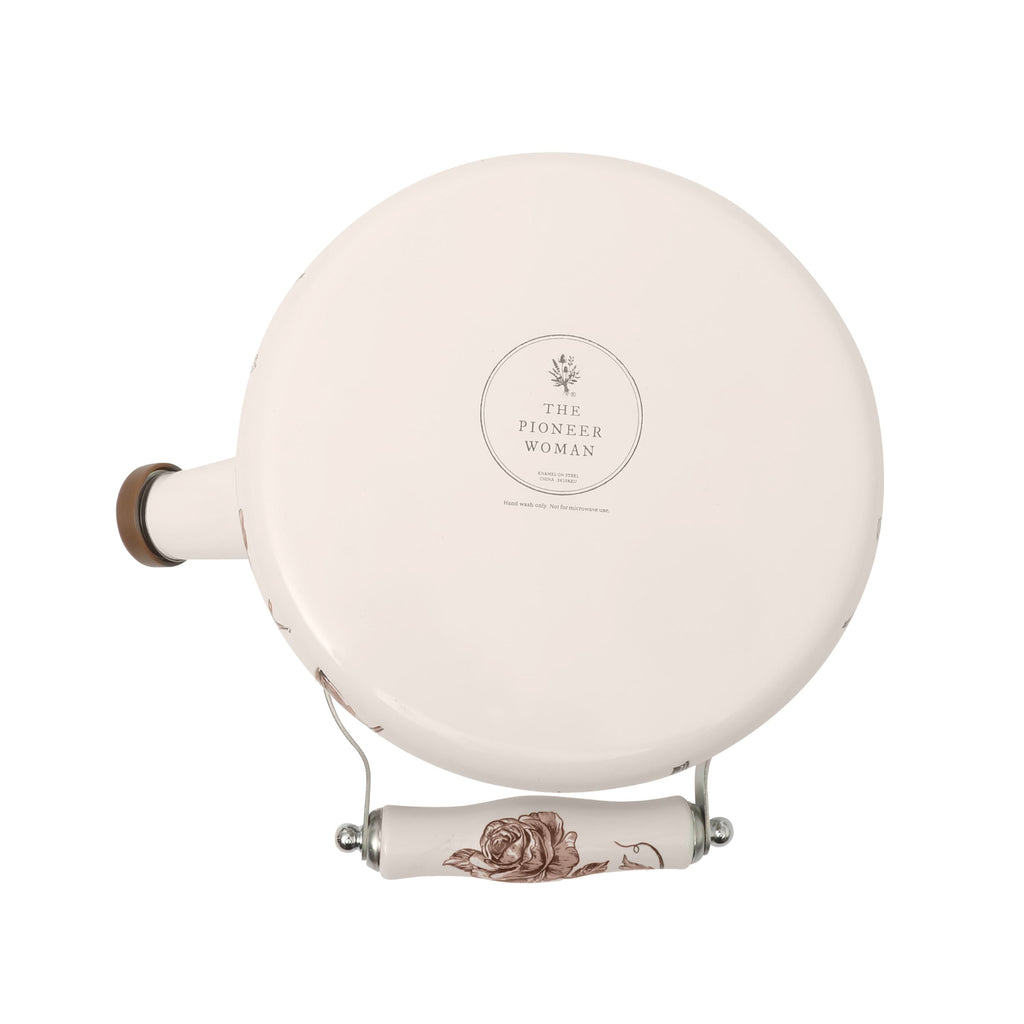 Tea kettle in brown view 13
