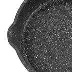 Fry pan in charcoal speckle view 4