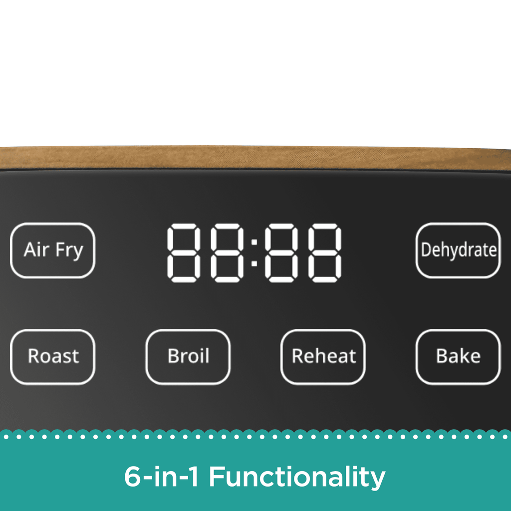 Air fryer in linen speckle view 8